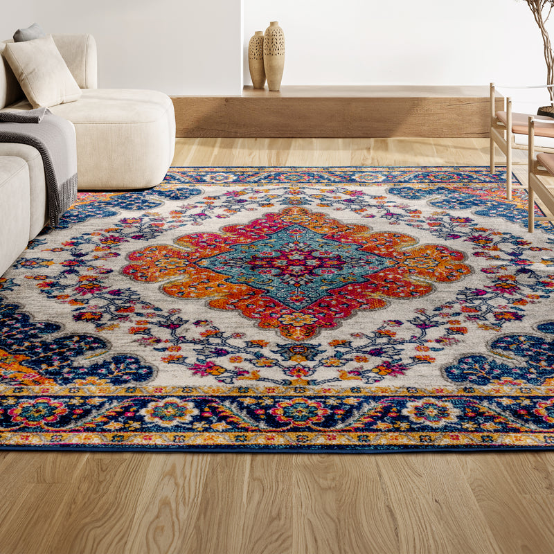 Bohemian Flair Boho Vintage Medallion Area Rug