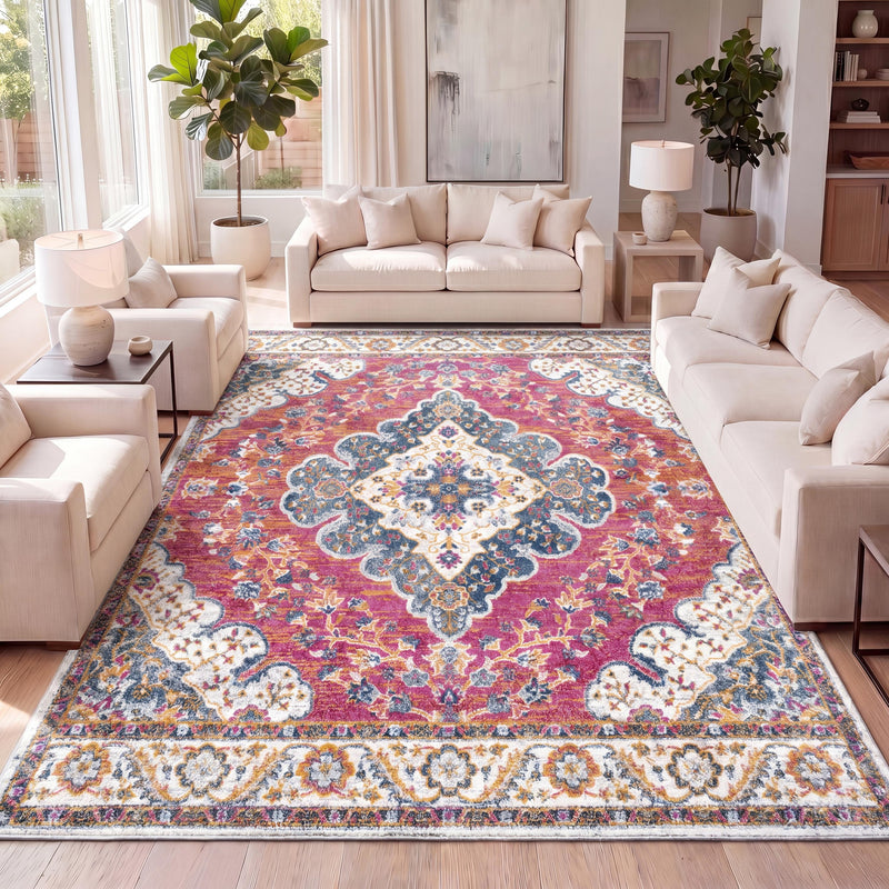 Bohemian Flair Boho Vintage Medallion Area Rug