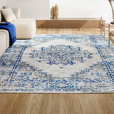 Inigo Cottage Medallion Area Rug