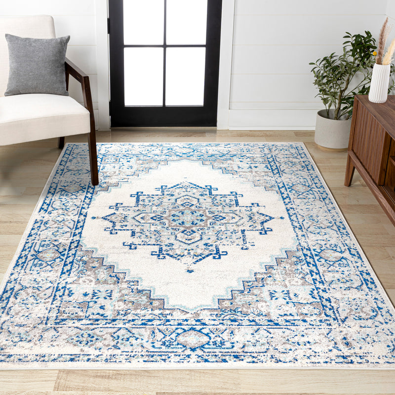 Inigo Cottage Medallion Area Rug