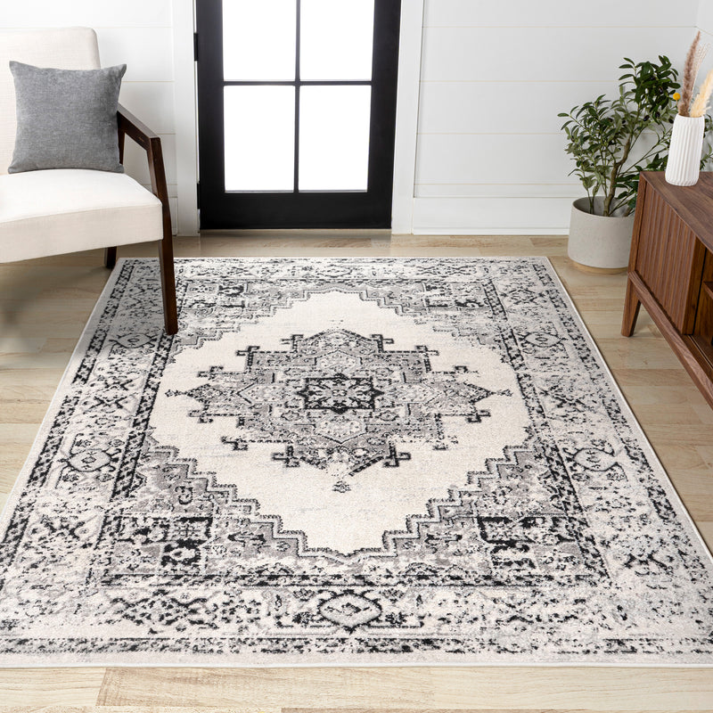 Inigo Cottage Medallion Area Rug