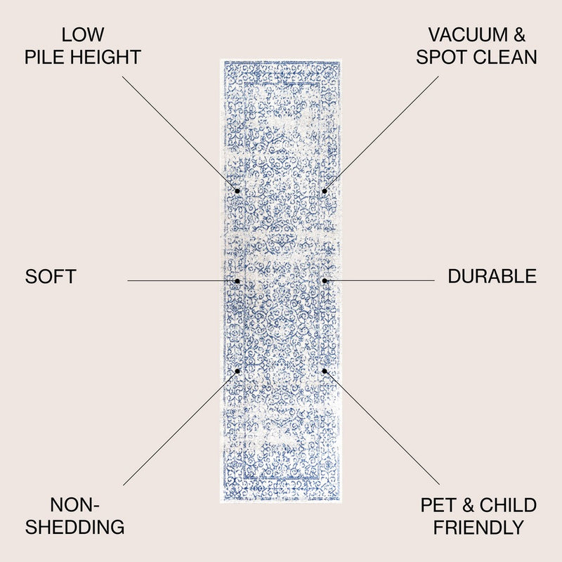 Azul Filigree Area Rug