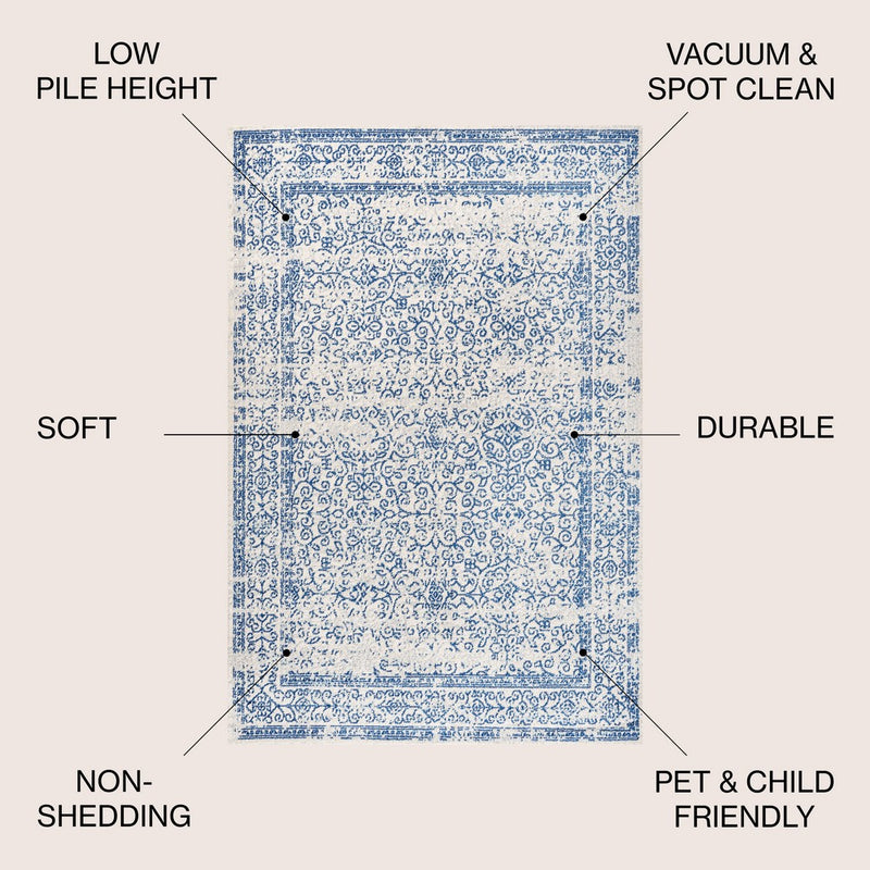 Azul Filigree Area Rug