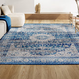 Scala Ornate Bohemian Medallion Area Rug