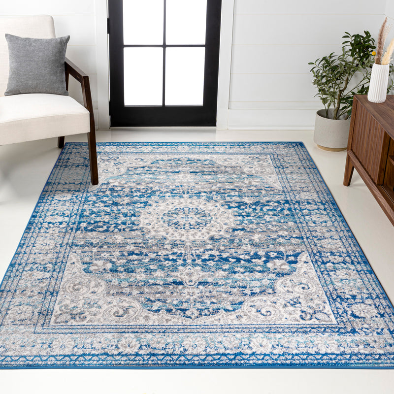 Scala Ornate Bohemian Medallion Area Rug