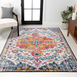 Anaise Ornate Boho Medallion Area Rug