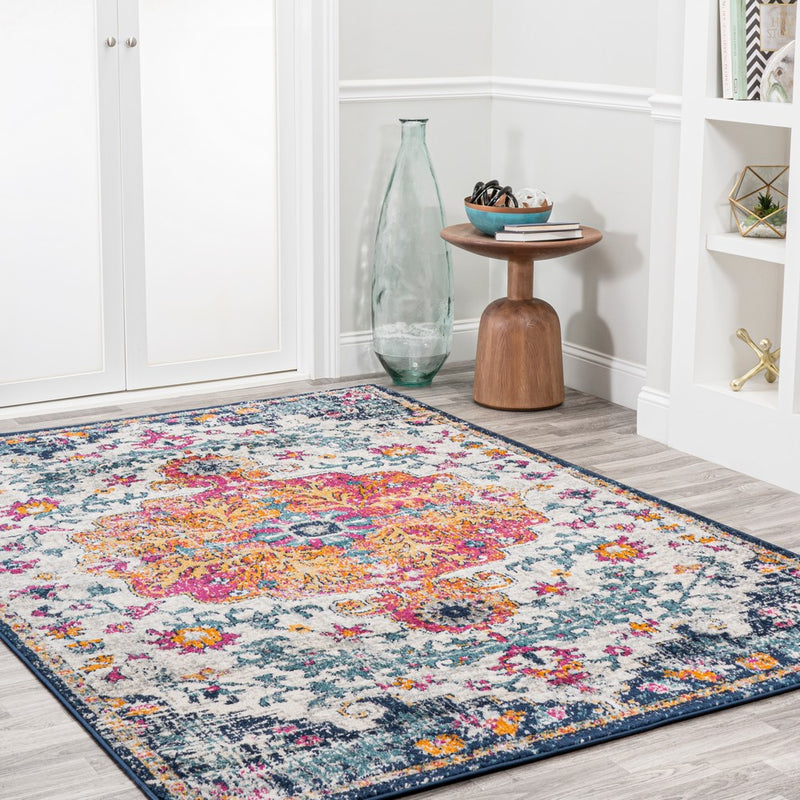 Anaise Ornate Boho Medallion Area Rug