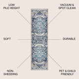 Anaise Ornate Boho Medallion Area Rug