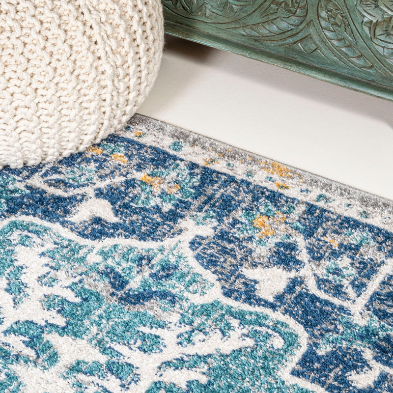 Anaise Ornate Boho Medallion Area Rug