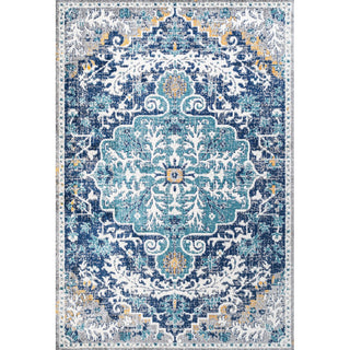 Anaise Ornate Boho Medallion Area Rug