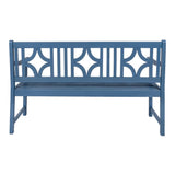 Sloane Ogee Diamond-Back 600-Lbs Support Acacia Wood Outdoor Garden Patio Bench