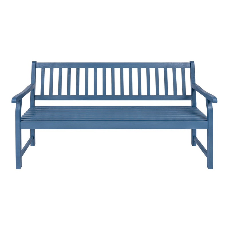 Laurel Slat-Back 600-Lbs Support Acacia Wood Outdoor Garden Patio Bench