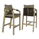Brown/Light Teak (Set of 2)