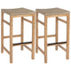 Light Teak/Ivory (Set of 2)
