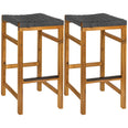 Light Teak/Grey (Set of 2)