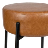 Paola Modern  Metal/Bouclé Cushioned Counter & Bar Stool - JONATHAN Y