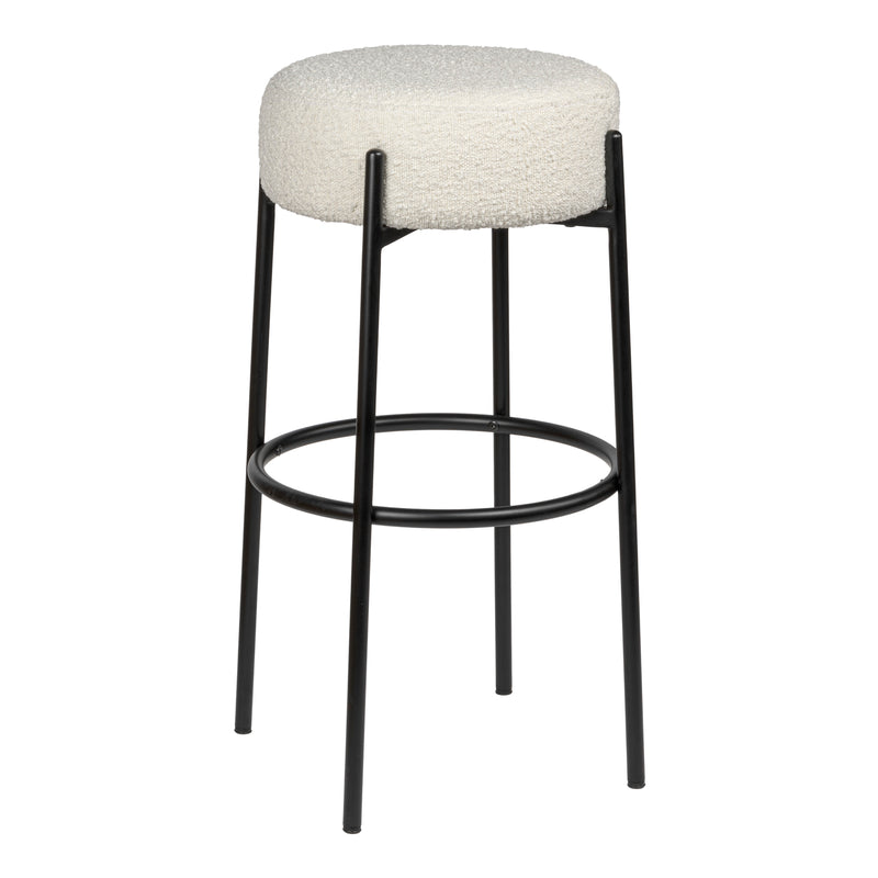 Paola Modern  Metal/Bouclé Cushioned Counter & Bar Stool - JONATHAN Y