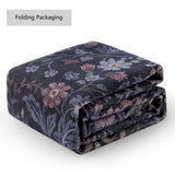 Primrose Art Nouveau Floral Border Machine-washable Area Rug