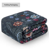 Primrose Art Nouveau Floral Border Machine-washable Area Rug