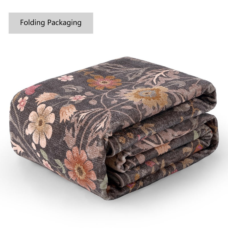 Primrose Art Nouveau Floral Border Machine-washable Area Rug