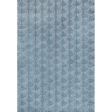 Porter Geometric Art Deco Fan Pattern High-low Area Rug