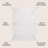Porter Geometric Art Deco Fan Pattern High-low Area Rug