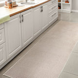 Cole Modern Minimalist Pinstripe High-low Area Rug