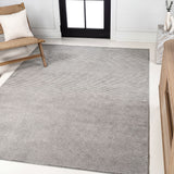 Cole Modern Minimalist Pinstripe High-low Area Rug