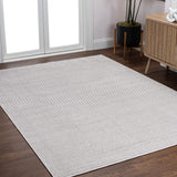 Cole Modern Minimalist Pinstripe High-low Area Rug
