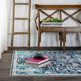 Zafra Vintage Medallion Area Rug