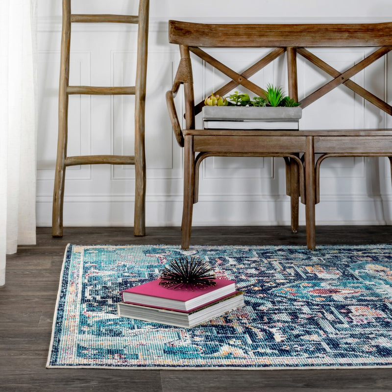Zafra Vintage Medallion Area Rug