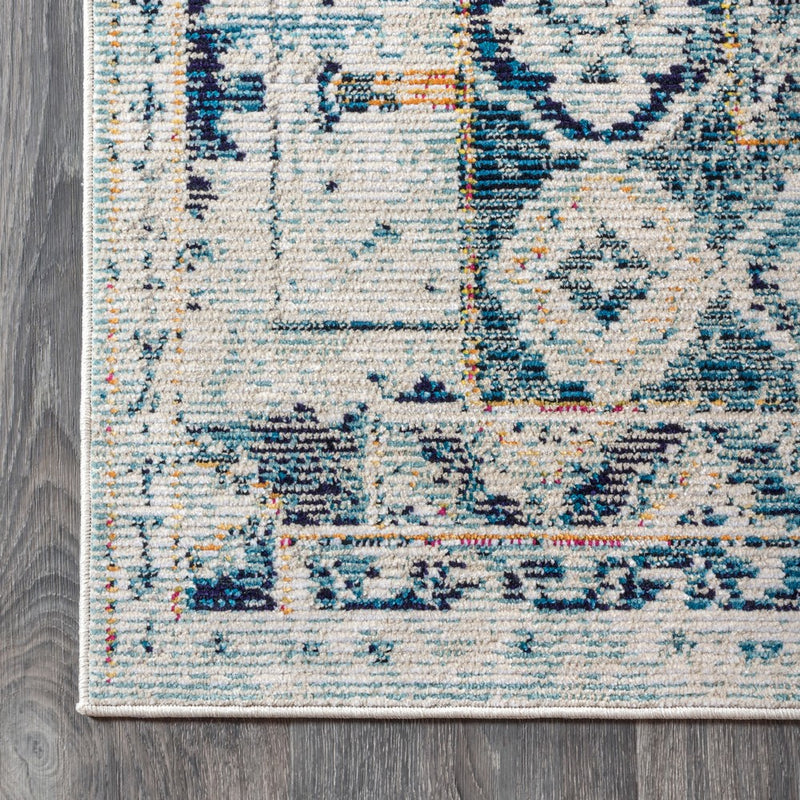 Osuna Diamond Vintage Medallion Area Rug