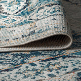 Osuna Diamond Vintage Medallion Area Rug