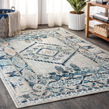 Osuna Diamond Vintage Medallion Area Rug
