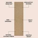 Peater Classic Casual Commerical Natural Coir Doormat