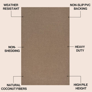 Peater Classic Casual Commerical Natural Coir Doormat