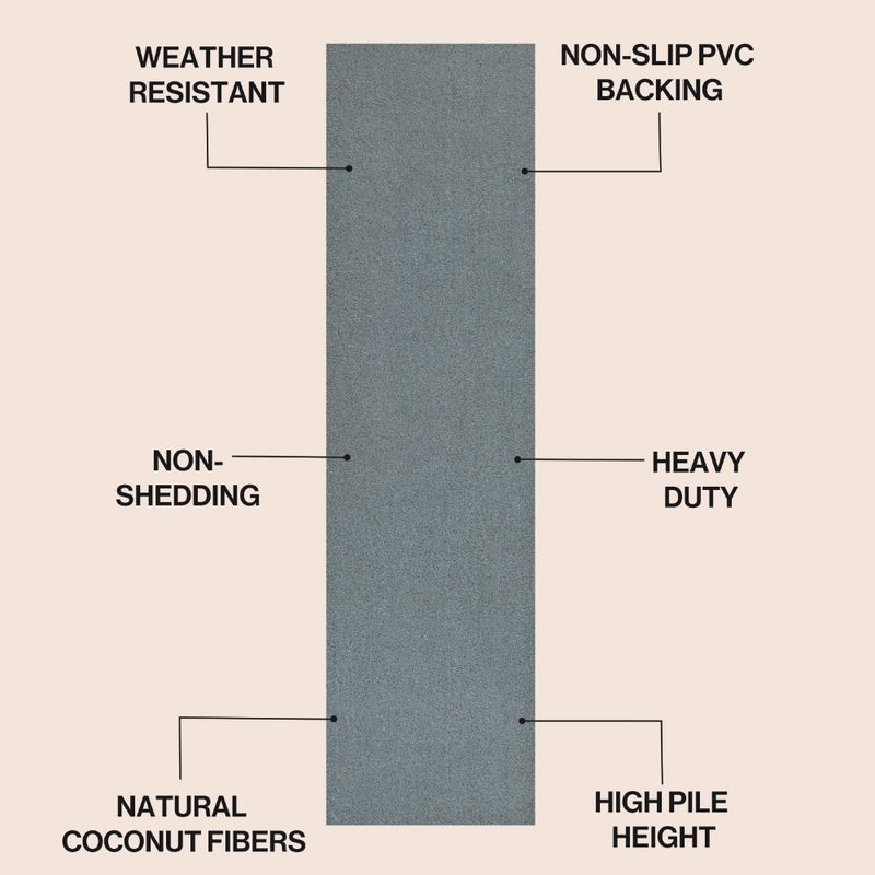 Peater Classic Casual Commerical Natural Coir Doormat