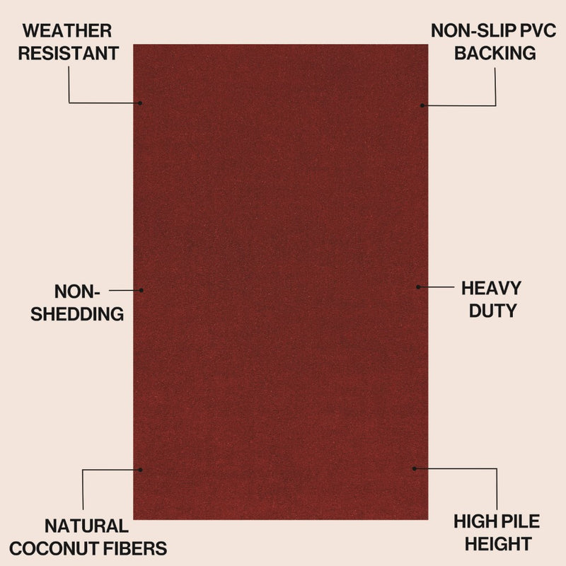 Peater Classic Casual Commerical Natural Coir Doormat