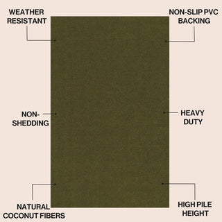 Peater Classic Casual Commerical Natural Coir Doormat