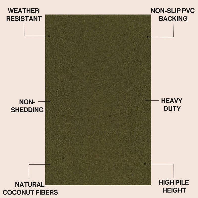 Peater Classic Casual Commerical Natural Coir Doormat