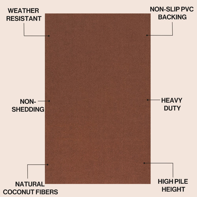 Peater Classic Casual Commerical Natural Coir Doormat