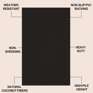Peater Classic Casual Commerical Natural Coir Doormat
