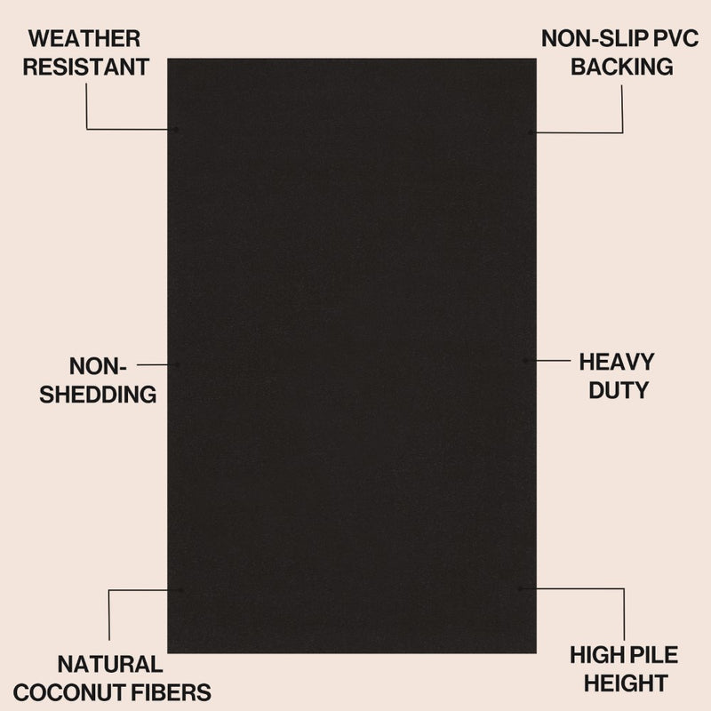 Peater Classic Casual Commerical Natural Coir Doormat
