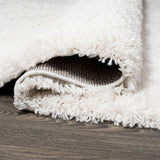 Groovy Solid Shag Area Rug