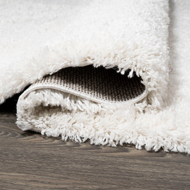Groovy Solid Shag Area Rug