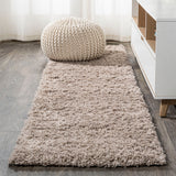 Groovy Solid Shag Area Rug