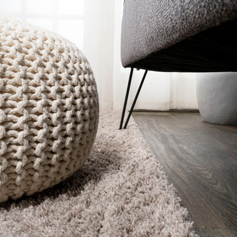 Groovy Solid Shag Area Rug