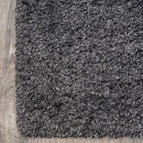 Groovy Solid Shag Area Rug