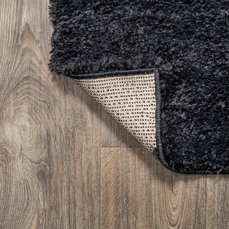 Groovy Solid Shag Area Rug