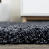 Groovy Solid Shag Area Rug